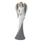 Northlight 16.5" Silver and White Angel with Star Tabletop Figurine